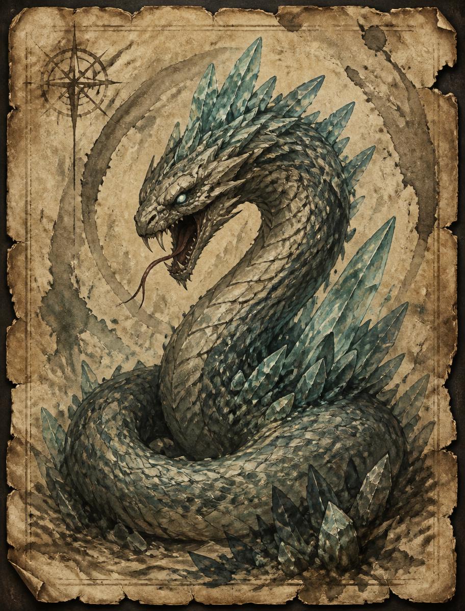Crystal Basilisk bounty poster