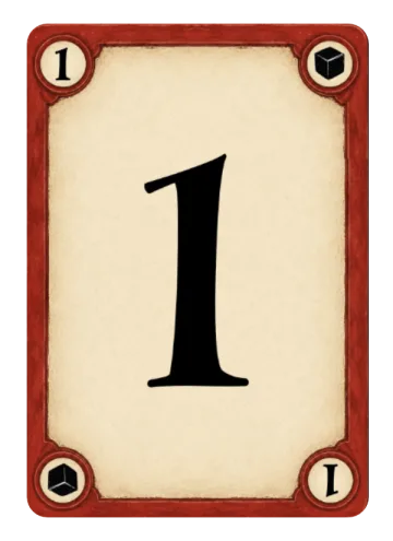 Red Attention 1 card