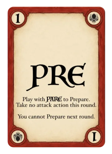 Red PRE card