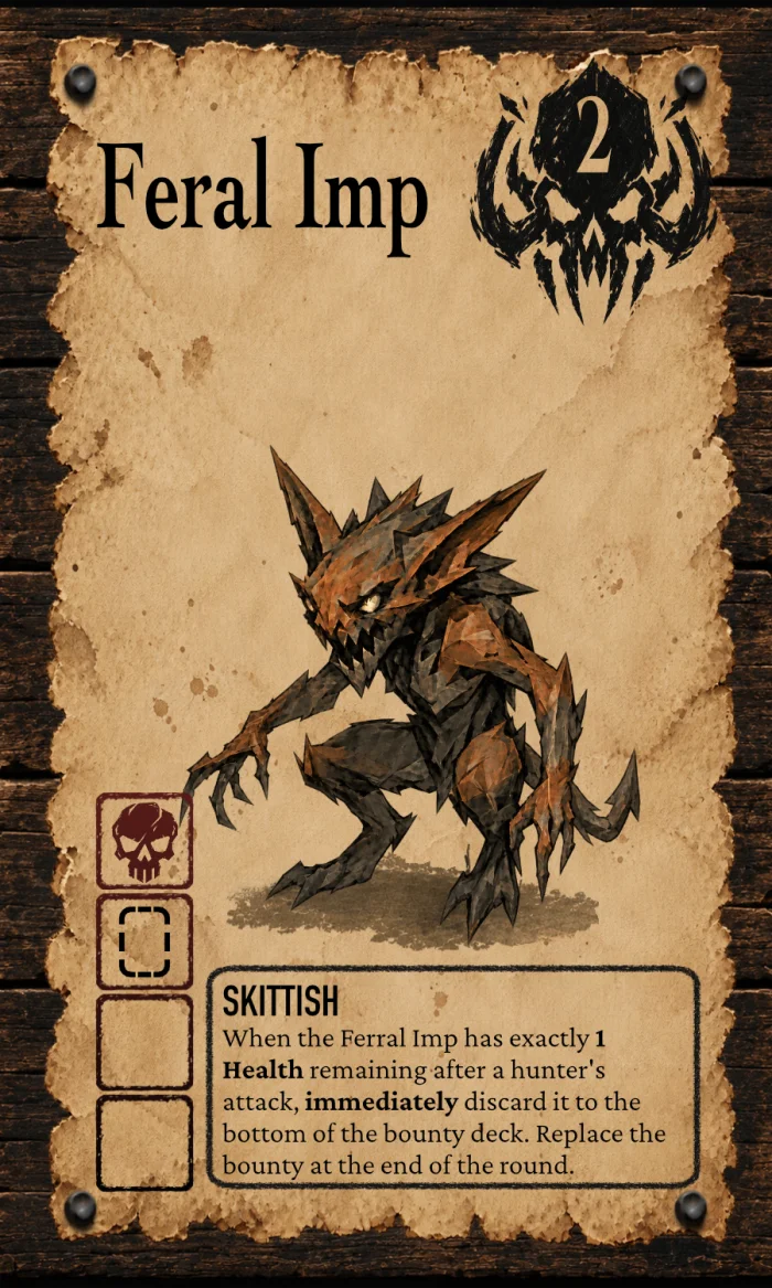 Feral Imp Bounty card