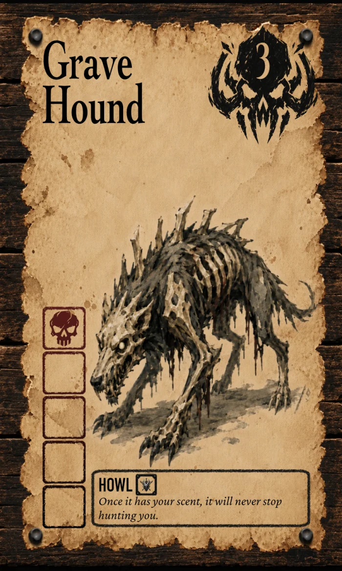 Grave Hound Bounty card