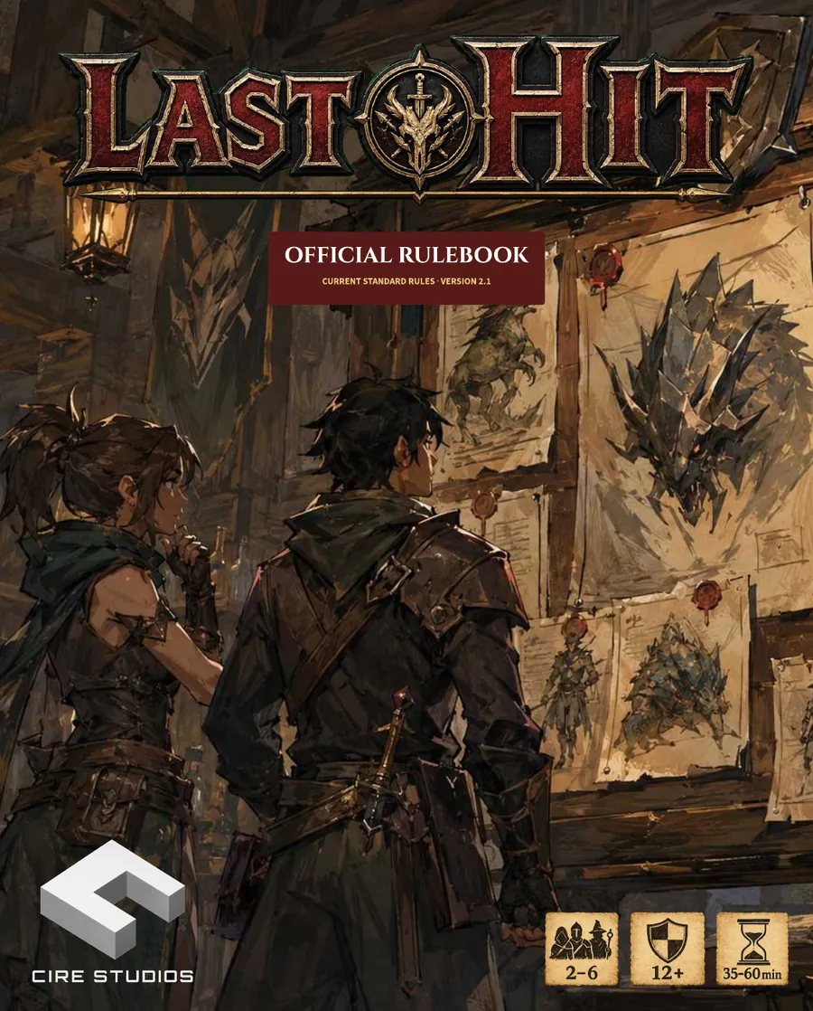 Last Hit rulebook page 1